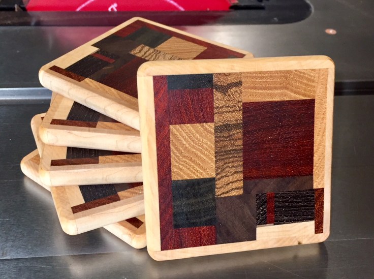 Scrap Wood Drink Coasters